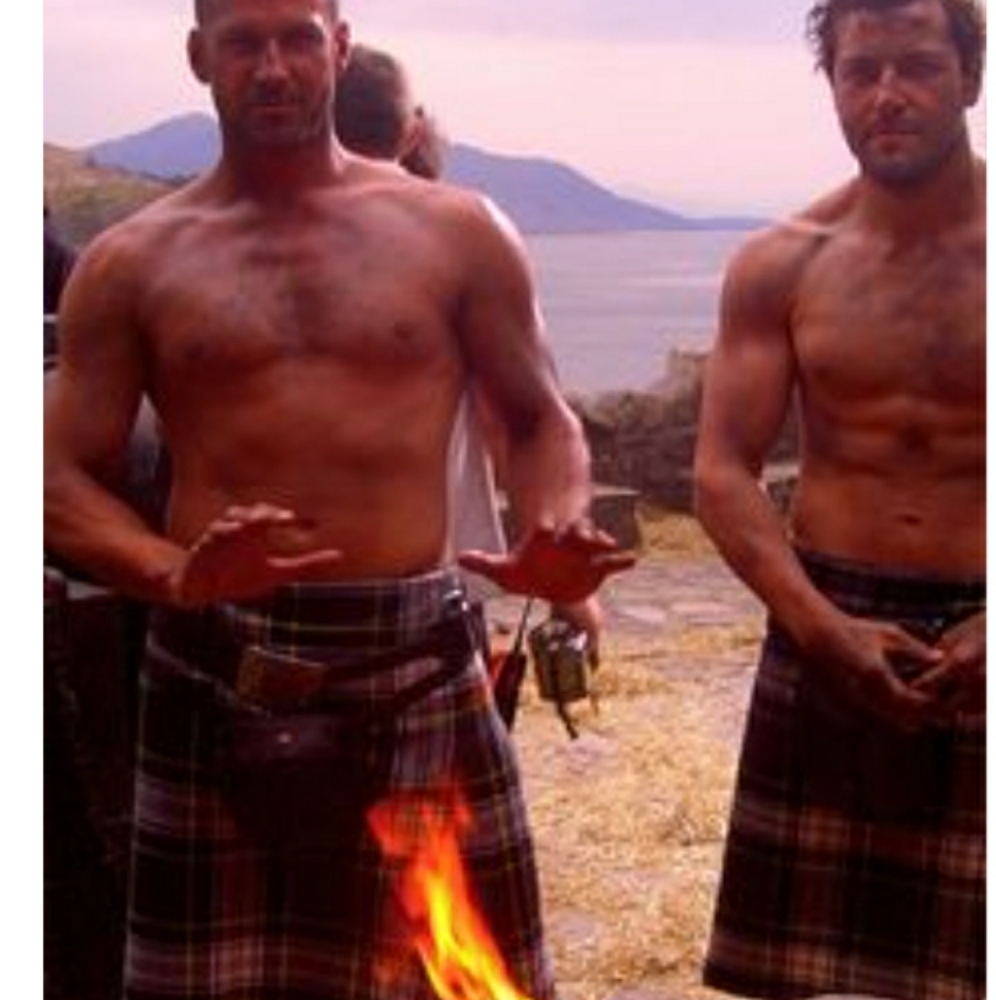 Leather .... made in Scotland.  Sporran. Outlander